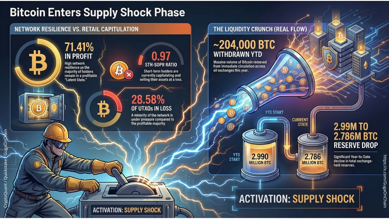 Stationary Whales and Falling Reserves: Bitcoin Enters a Supply Shock ...