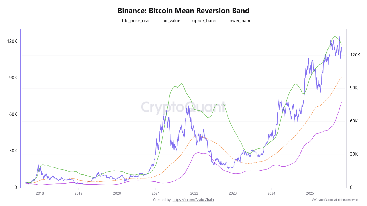 Binance data indicates that Bitcoin is maintaining its fair value as the  market enters a bullish ...
