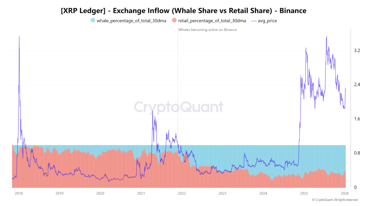 Whale XRP Flows to Binance Decline After Mid-December Peak, Signaling  Reduced Selling Pressure | ...