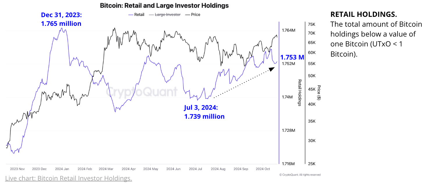 Weekly Crypto Report] Bitcoin Climbs, But Small Investors Stay on the  Sidelines | CryptoQuant