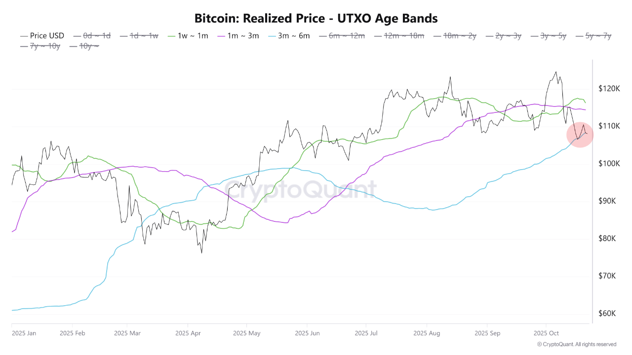 Bitcoin Finds Support at 3–6 Month UTXO Realized Price | CryptoQuant