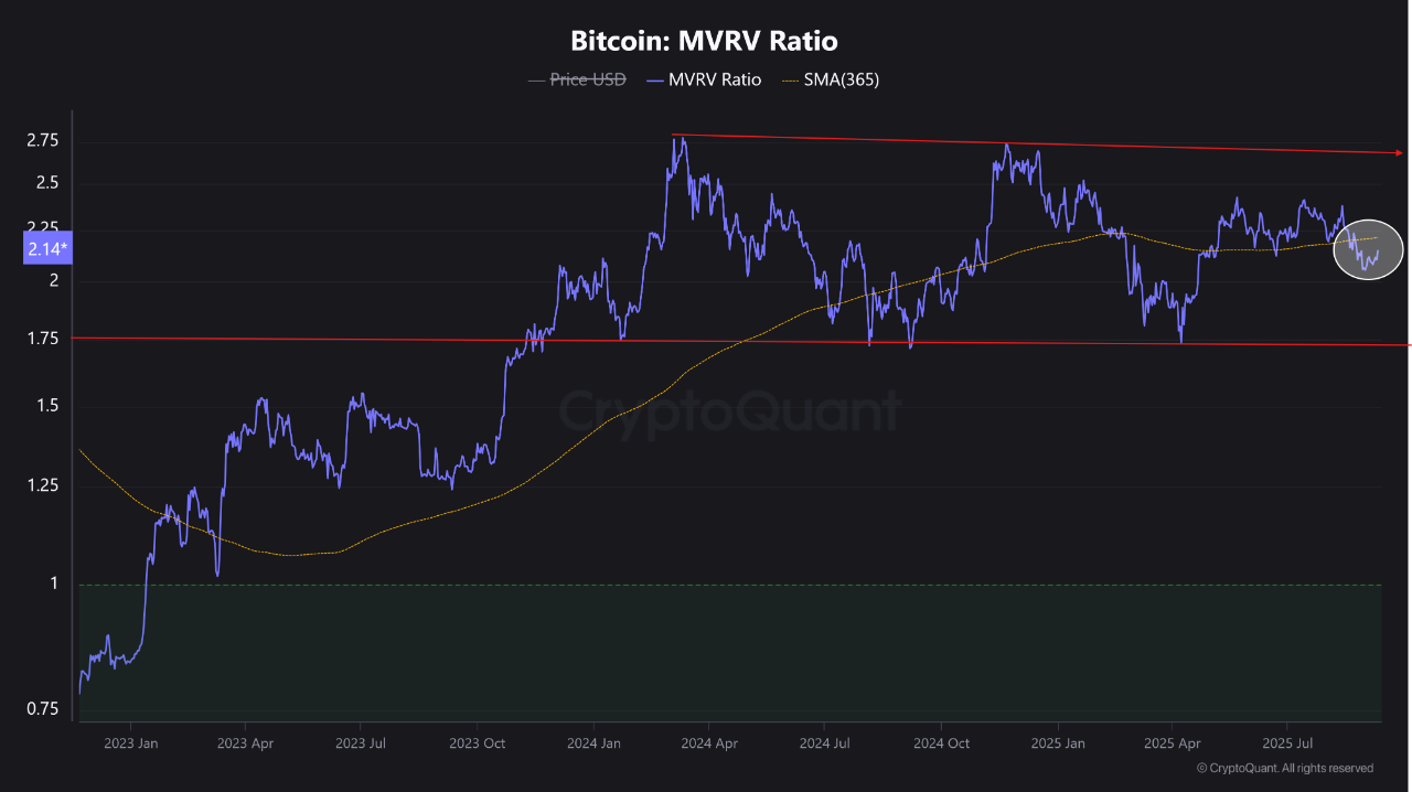 Bitcoin MVRV back below SMA365: Has the cycle changed? | CryptoQuant