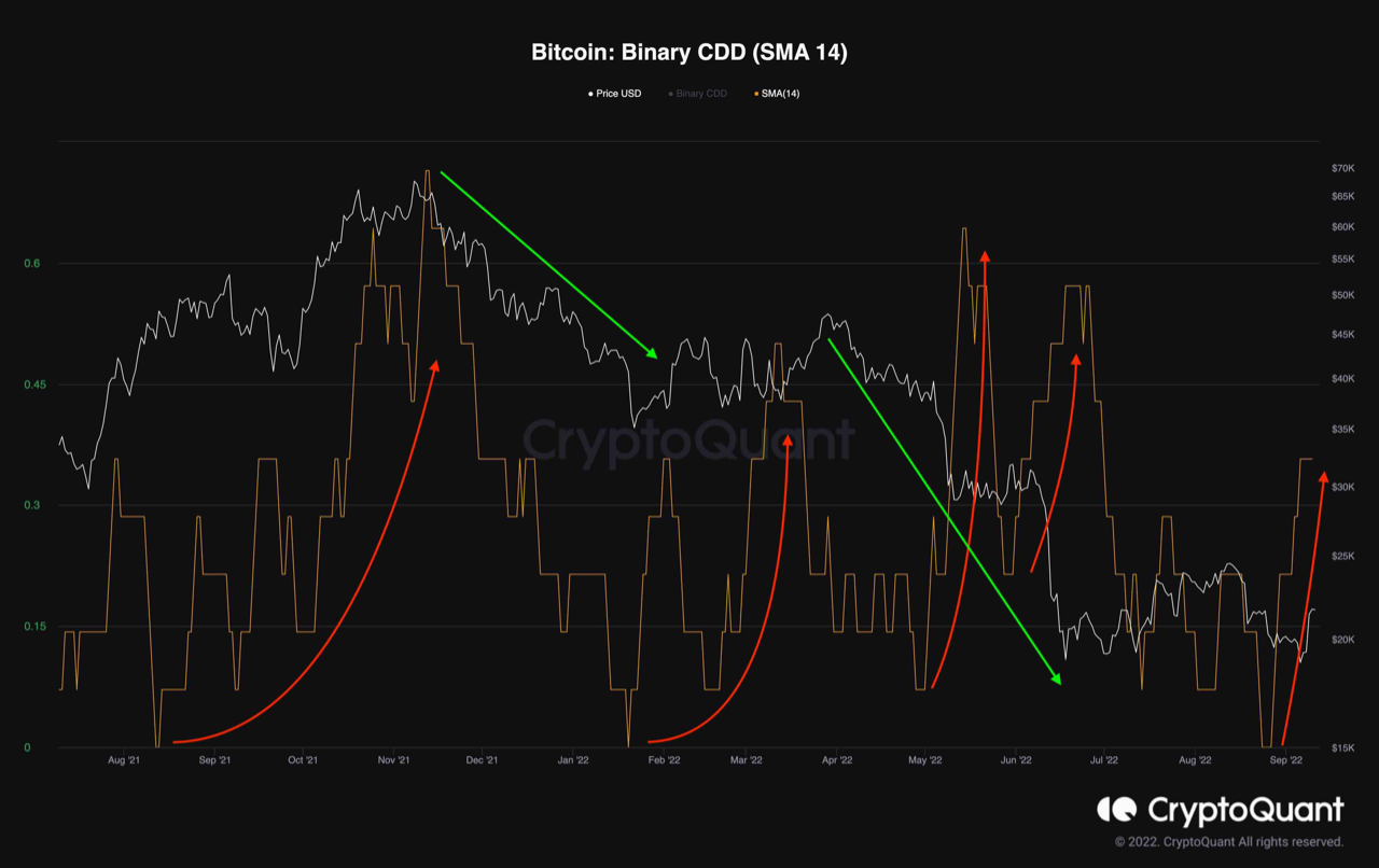 比特幣二進制 CDD