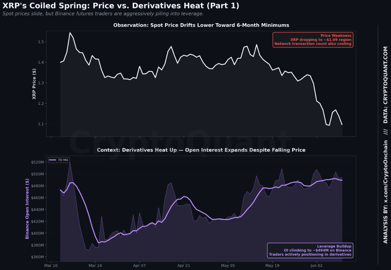 XRP Open Interest Spikes Despite Price Drop CryptoOnChain XRP Open Interest Spikes Despite Price Drop CryptoOnChain
