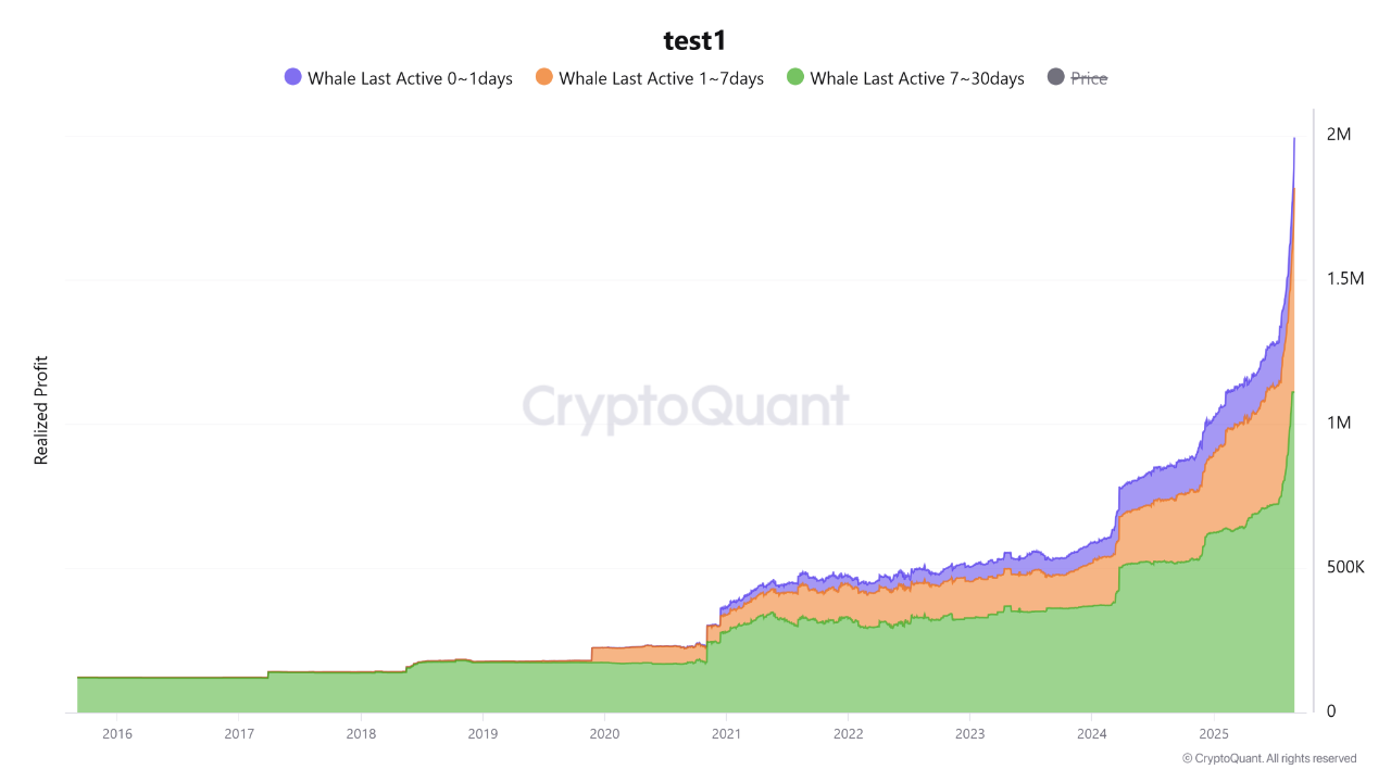 A Coordinated Surge: Whales Across All Timeframes Are Aggressively  Accumulating BTC | 크립토퀀트