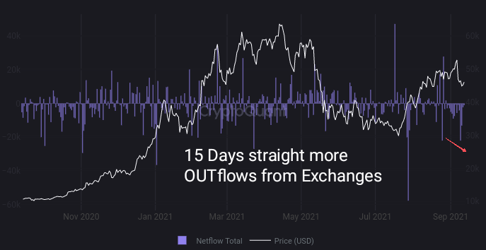 Bitcoin Netflows