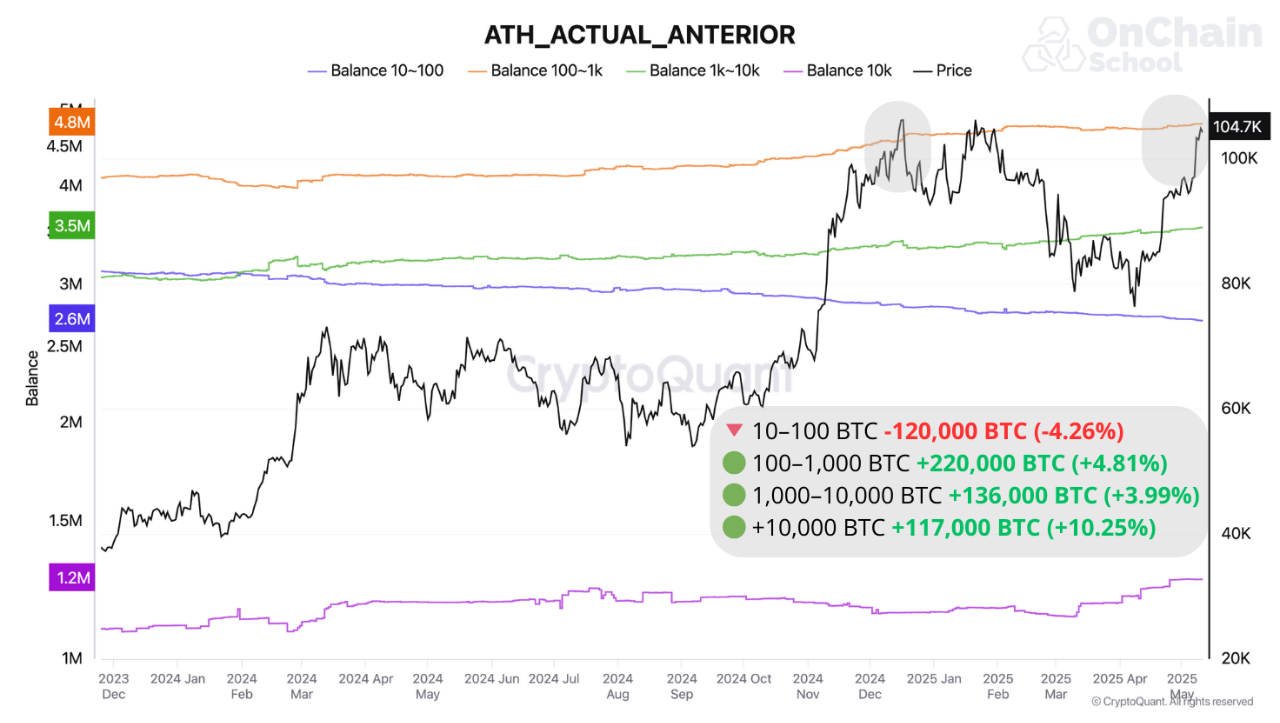 📊 ATH December 2024 vs. Now: Same Price, Different Story — The Wallet Gap  Widens | 크립토퀀트