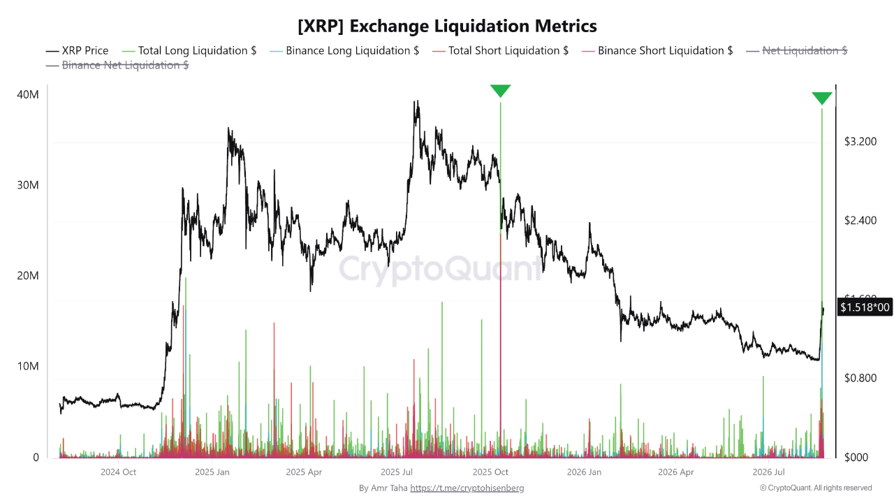 XRP chart by CryptoQuant