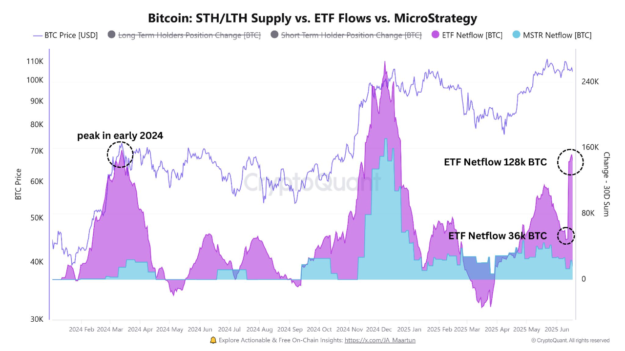 Bitcoin on the Move: ETF Inflows and Binance Whale Activity Spark Bullish  Momentum | CryptoQuant